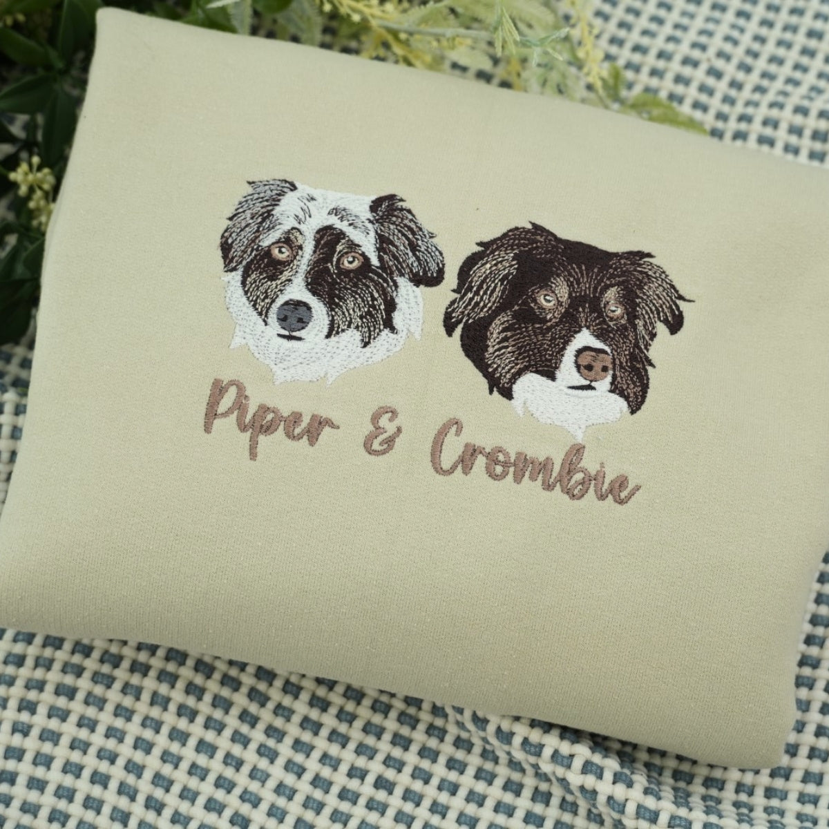 Individuell bestickte Engel- und Dämonenkatze-Kapuzenpullover für Paare