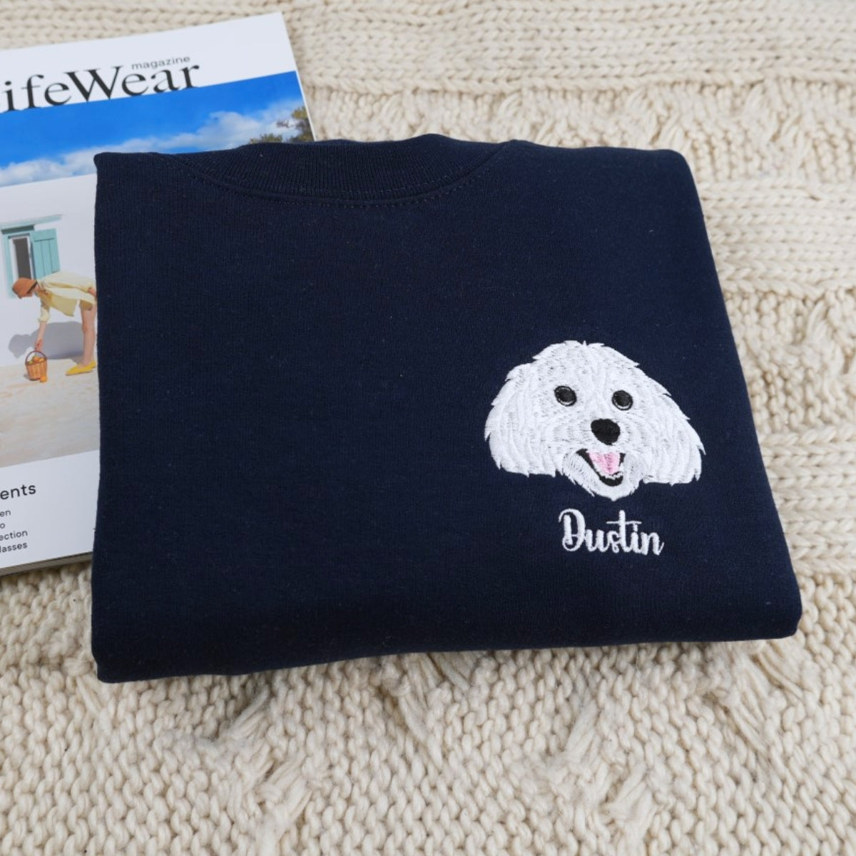 Individuell bestickte Engel- und Dämonenkatze-Kapuzenpullover für Paare