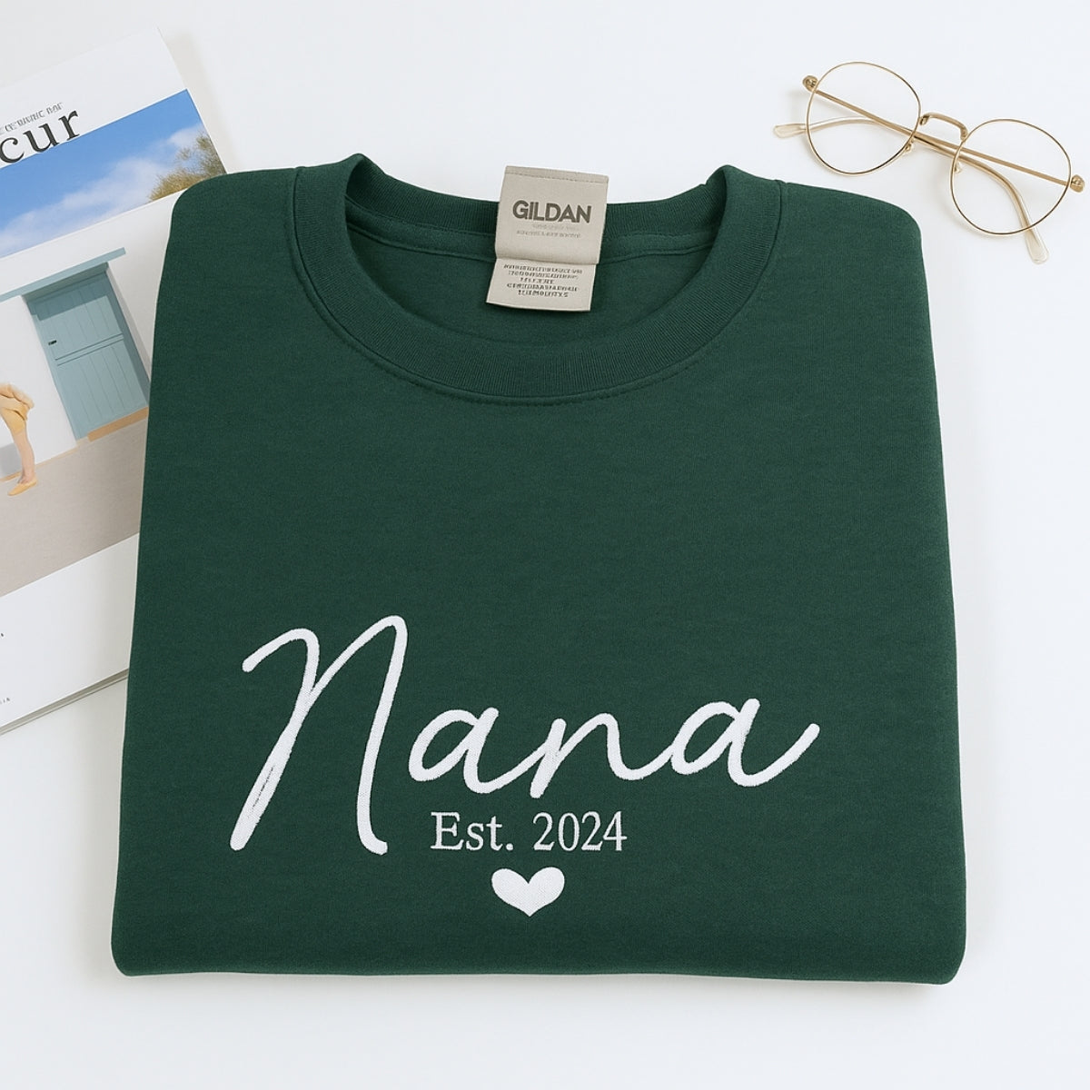 Individuell bestickte Engel- und Dämonenkatze-Kapuzenpullover für Paare