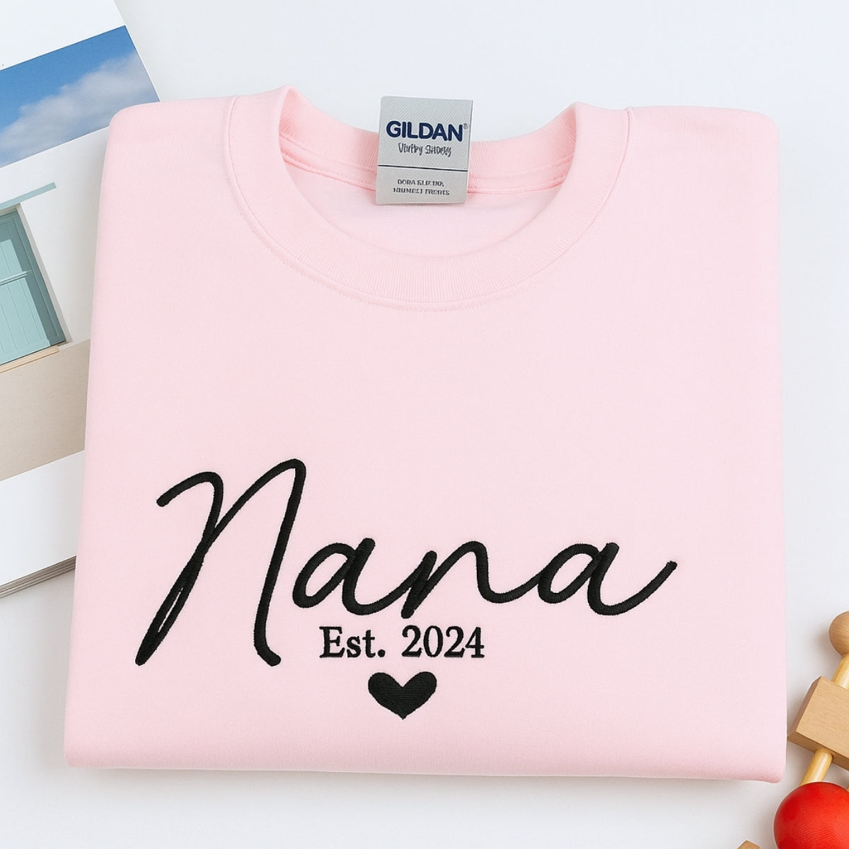 Individuell bestickte Engel- und Dämonenkatze-Kapuzenpullover für Paare