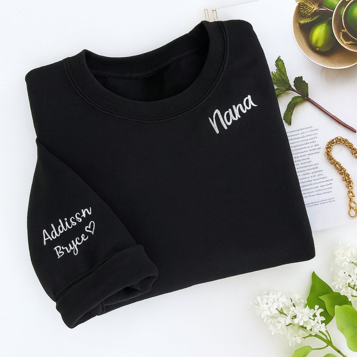 Individuell bestickte Engel- und Dämonenkatze-Kapuzenpullover für Paare