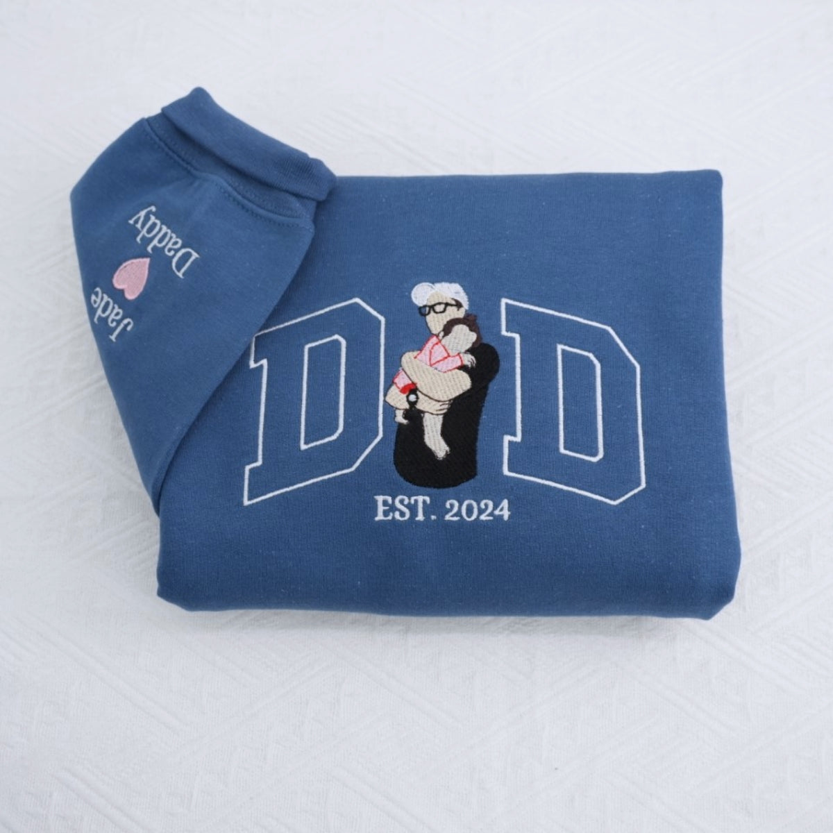 Individuell bestickte Engel- und Dämonenkatze-Kapuzenpullover für Paare