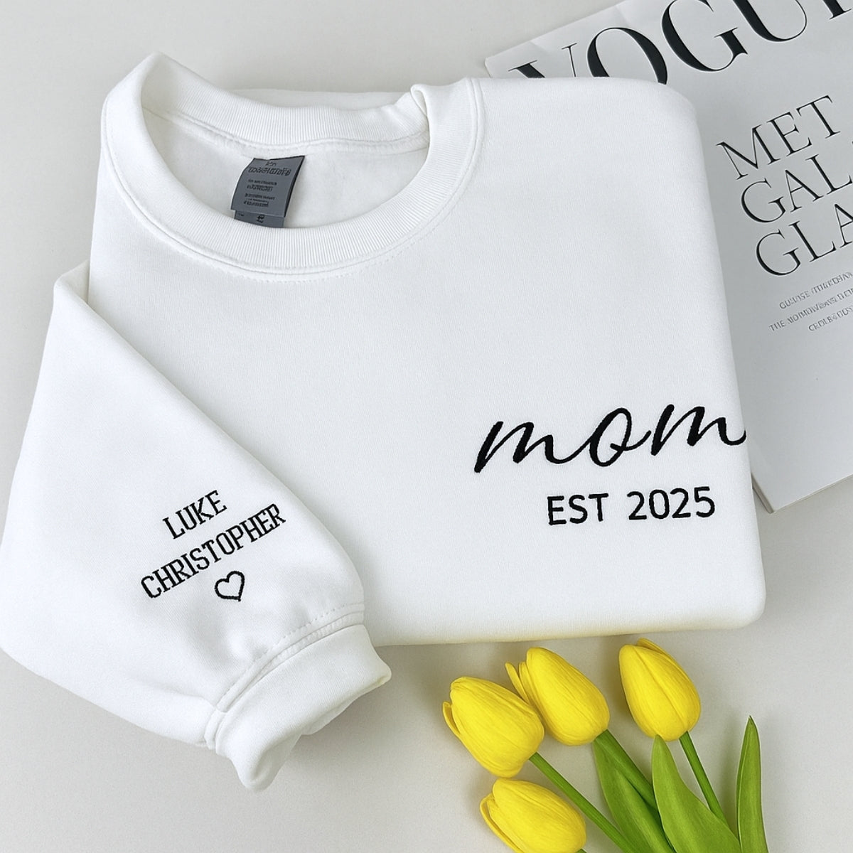 Individuell bestickte Engel- und Dämonenkatze-Kapuzenpullover für Paare