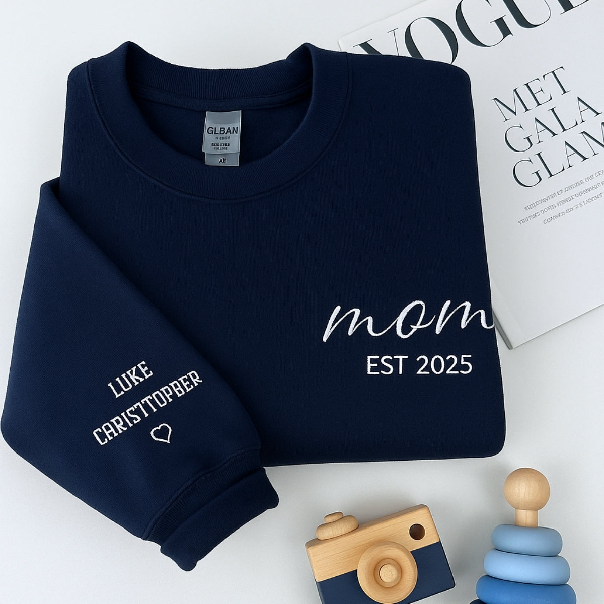 Individuell bestickte Engel- und Dämonenkatze-Kapuzenpullover für Paare