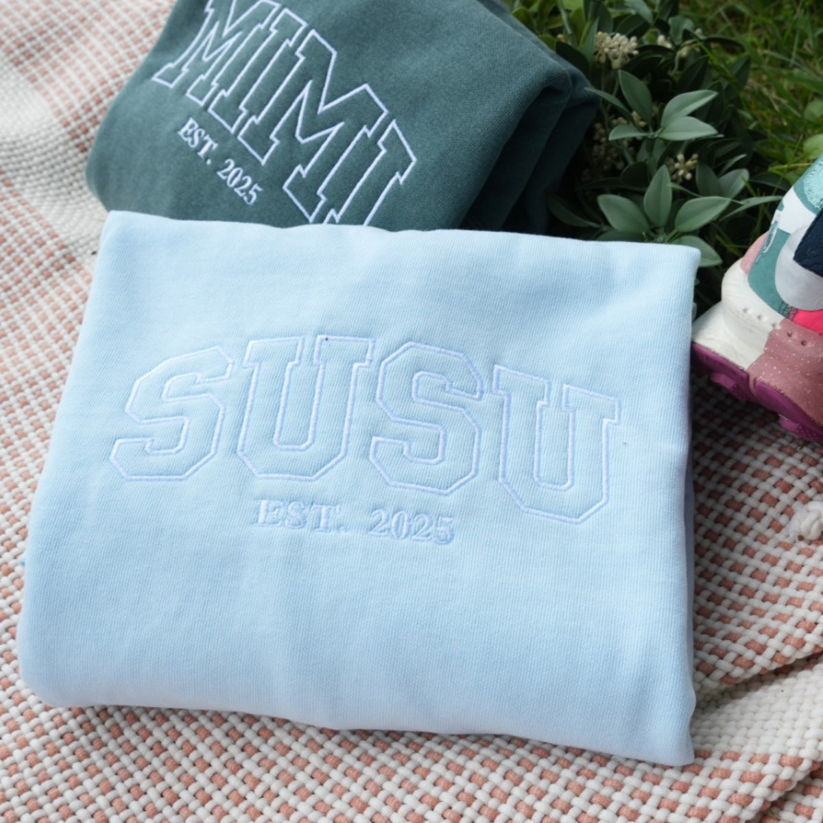 Individuell bestickte Engel- und Dämonenkatze-Kapuzenpullover für Paare