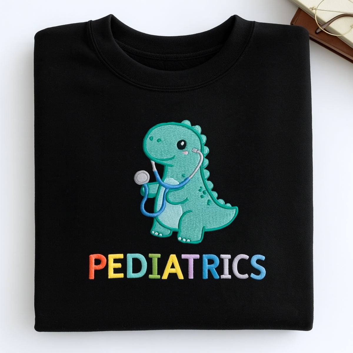 Pediatrics Custom Sweatshirt - Pediatric Nurse Embroidered Hoodie - Perfect Children's Hospital Gift