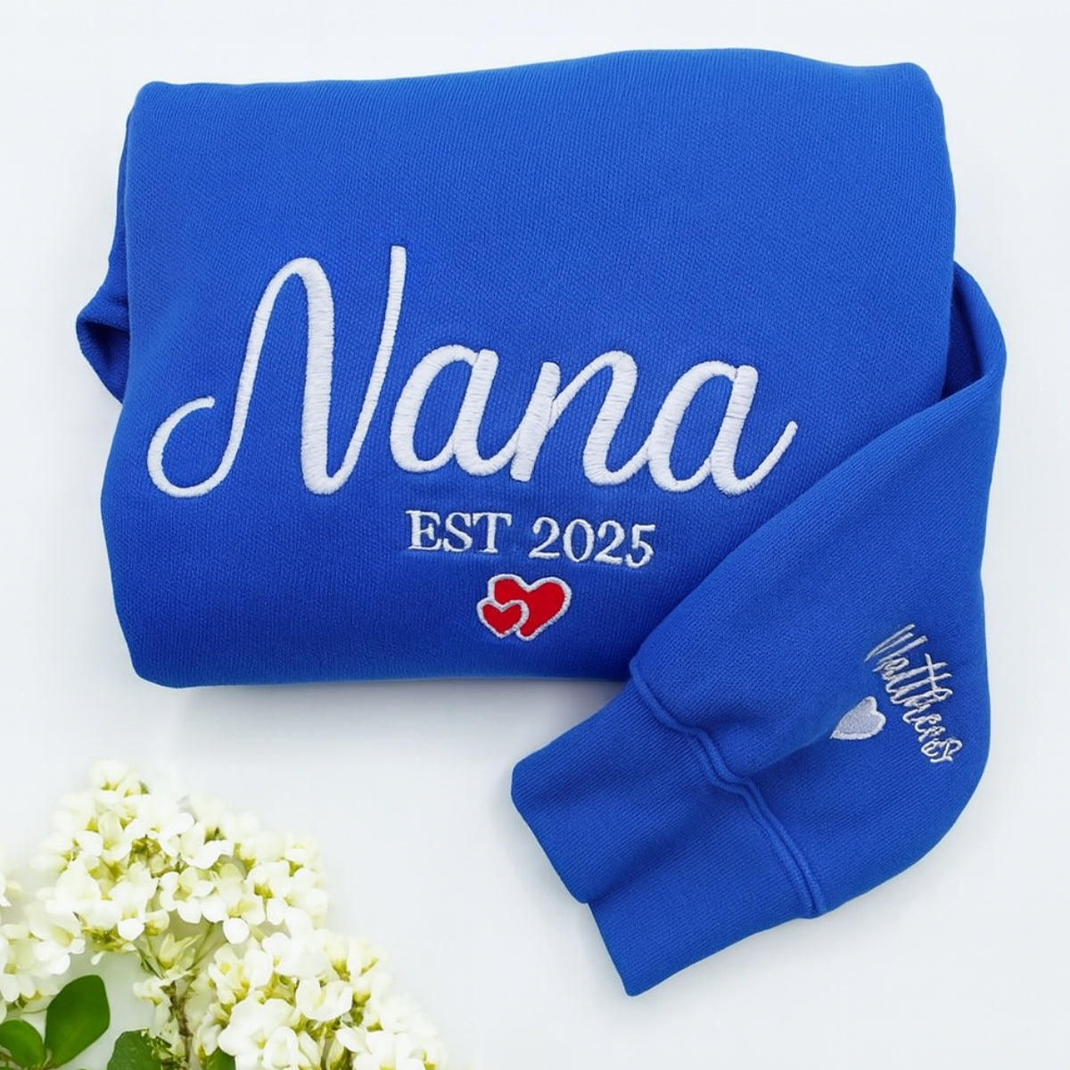 Individuell bestickte Engel- und Dämonenkatze-Kapuzenpullover für Paare