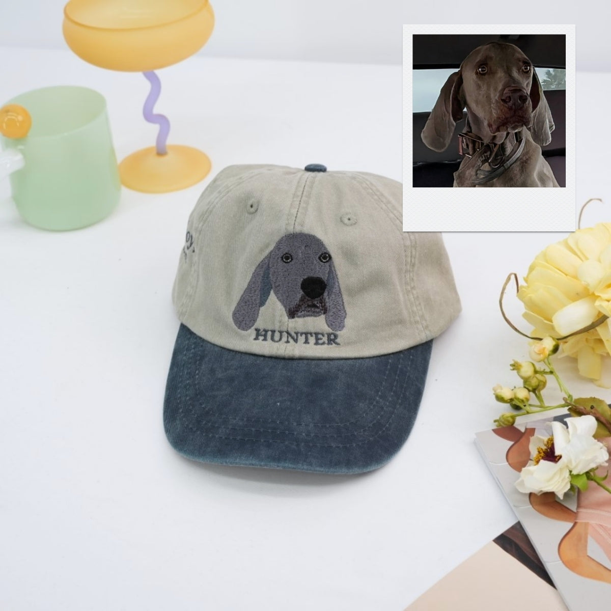 Individuell bestickte Engel- und Dämonenkatze-Kapuzenpullover für Paare