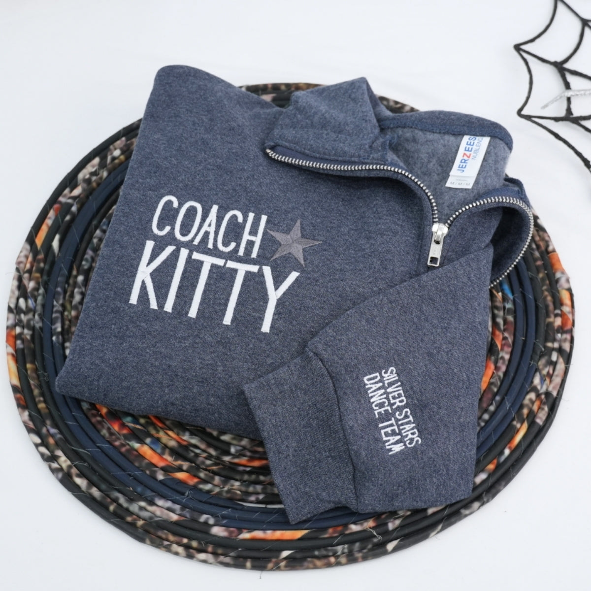 Individuell bestickte Engel- und Dämonenkatze-Kapuzenpullover für Paare