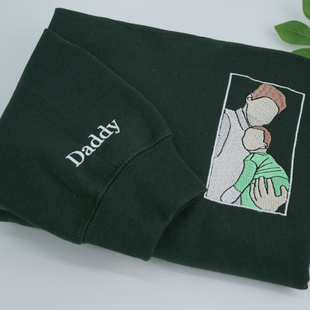 Individuell bestickte Engel- und Dämonenkatze-Kapuzenpullover für Paare