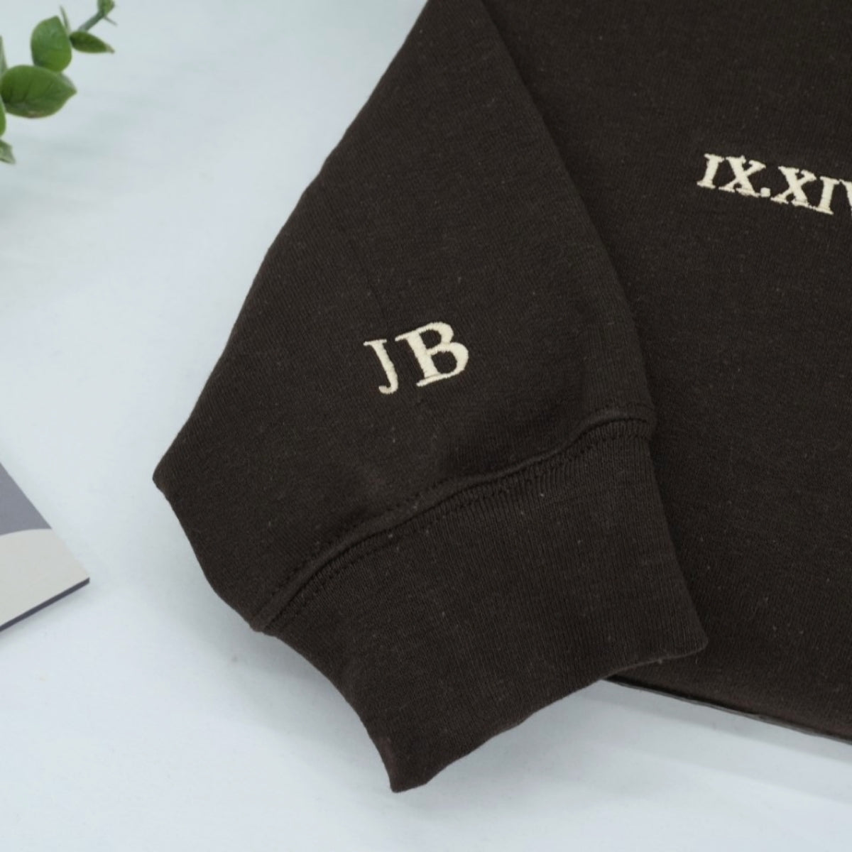 Sweats à capuche assortis brodés personnalisés avec ange et chat démon pour couples