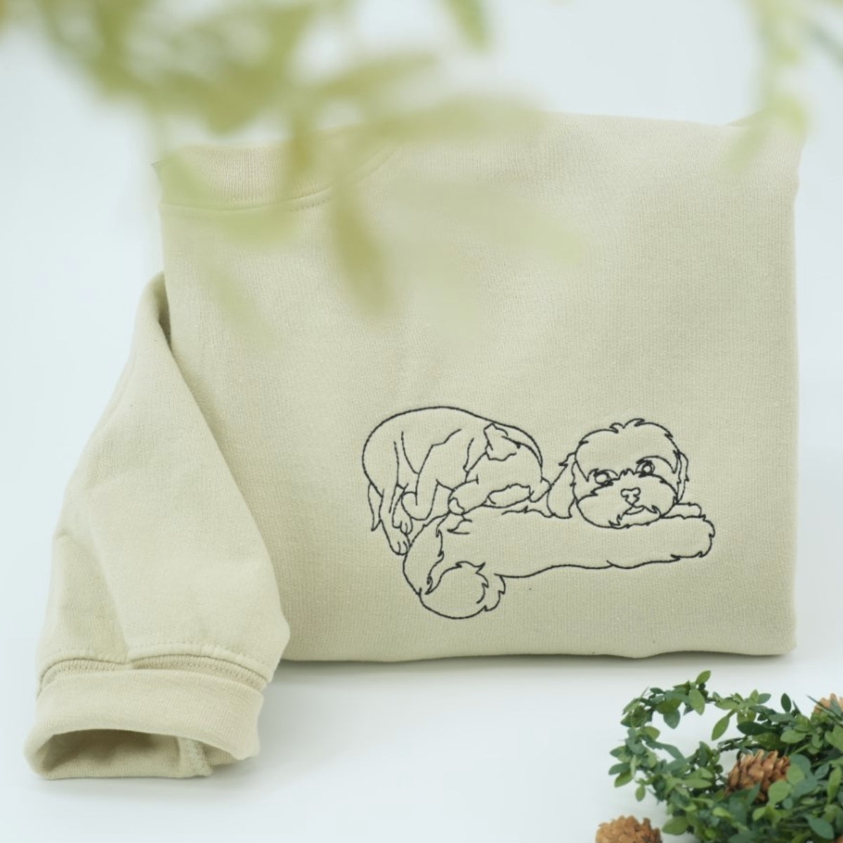 Individuell bestickte Engel- und Dämonenkatze-Kapuzenpullover für Paare