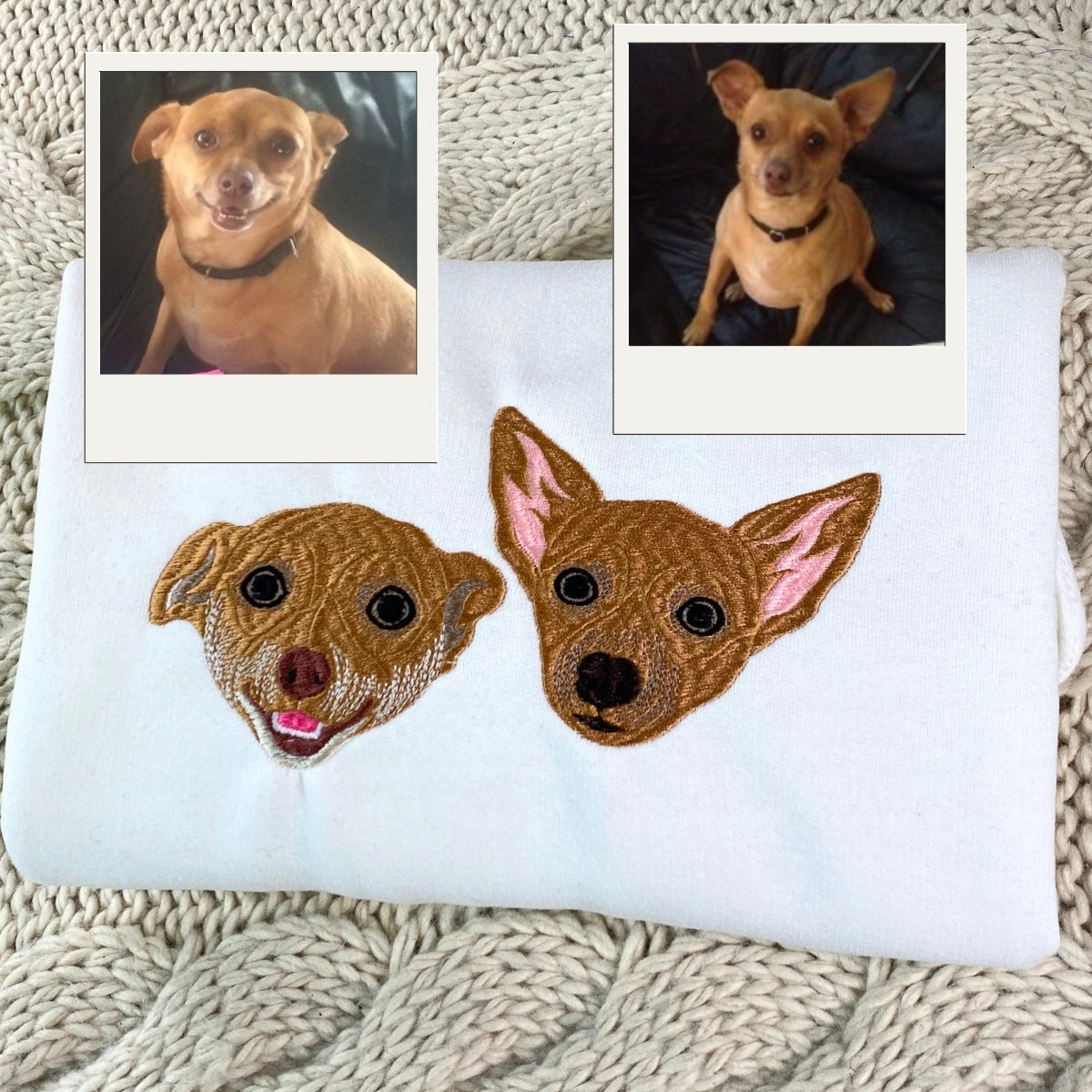 Individuell bestickte Engel- und Dämonenkatze-Kapuzenpullover für Paare