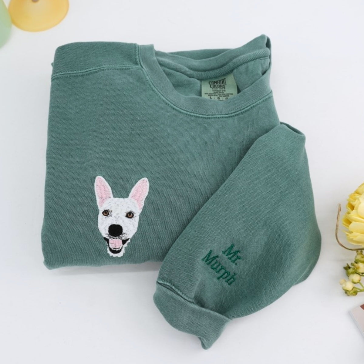 Individuell bestickte Engel- und Dämonenkatze-Kapuzenpullover für Paare