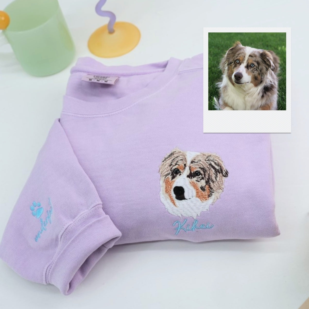 Individuell bestickte Engel- und Dämonenkatze-Kapuzenpullover für Paare