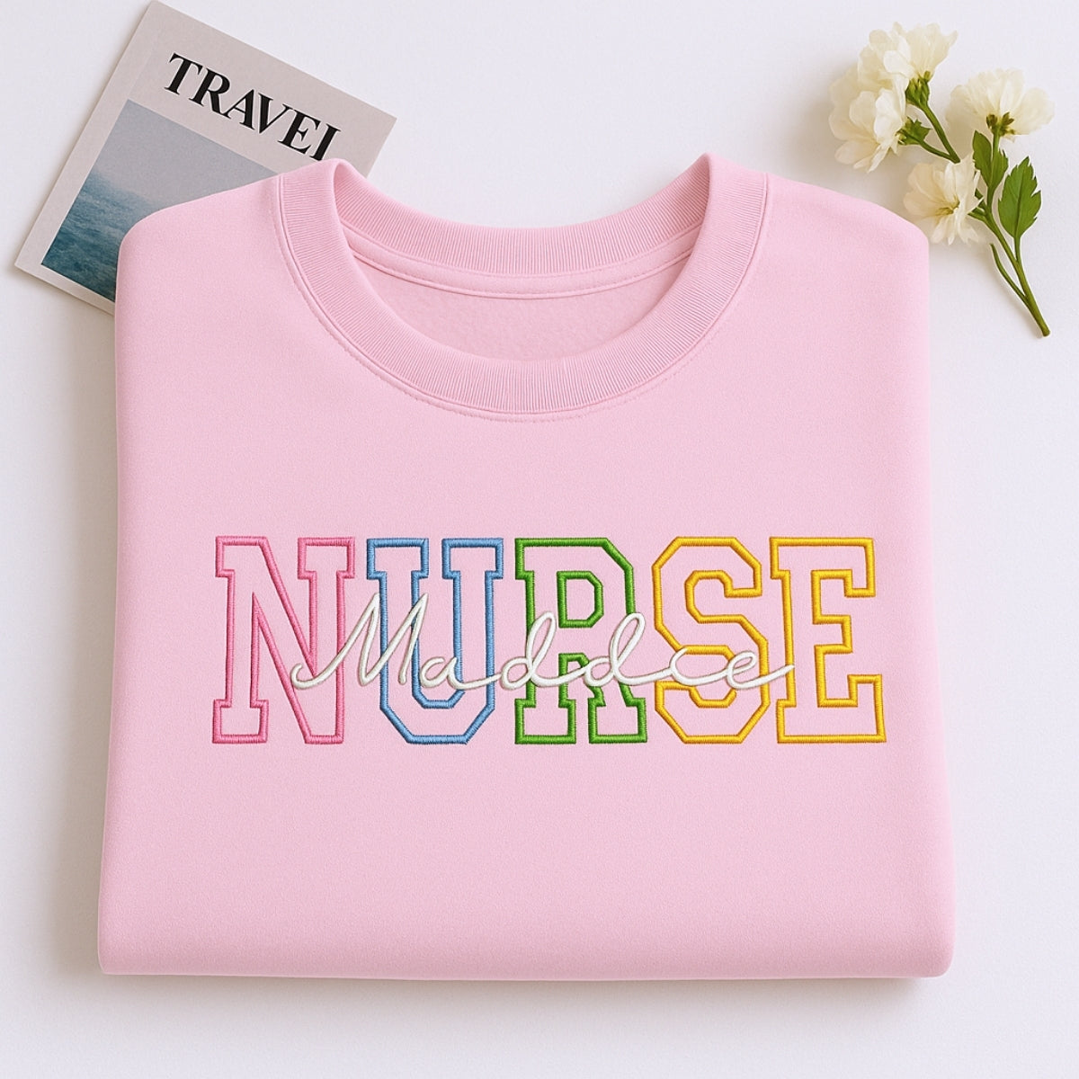 Individuell bestickte Engel- und Dämonenkatze-Kapuzenpullover für Paare