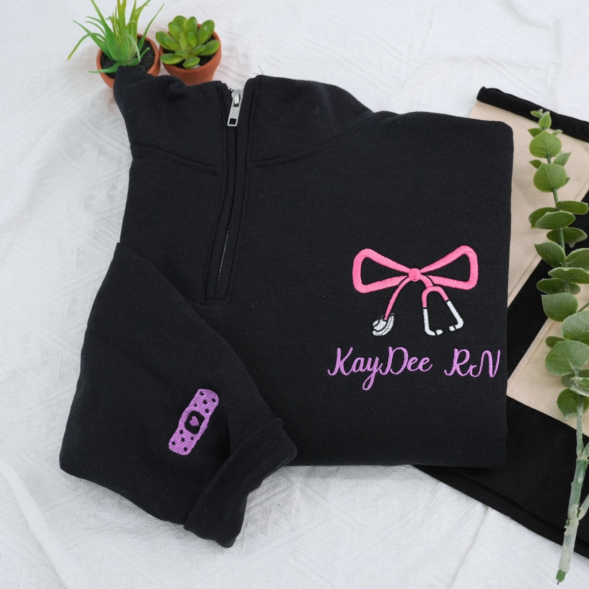 Sweats à capuche assortis brodés personnalisés avec ange et chat démon pour couples