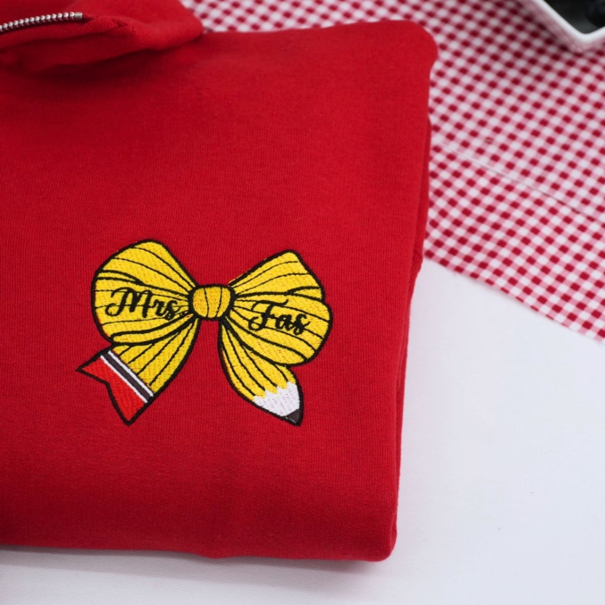 Individuell bestickte Engel- und Dämonenkatze-Kapuzenpullover für Paare