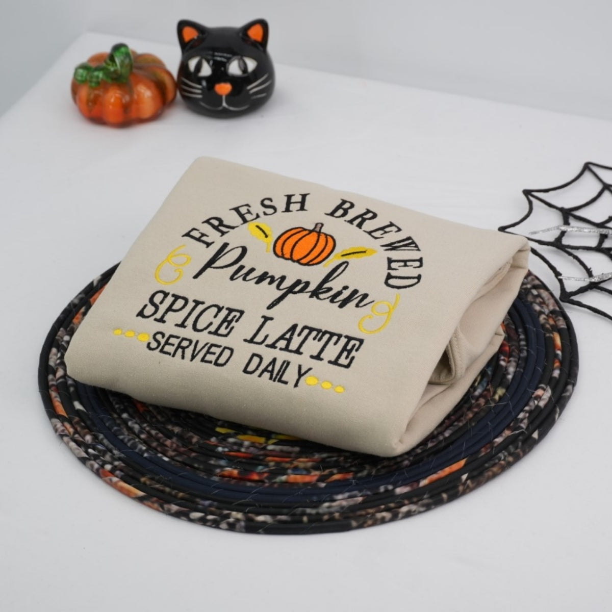 Individuell bestickte Engel- und Dämonenkatze-Kapuzenpullover für Paare