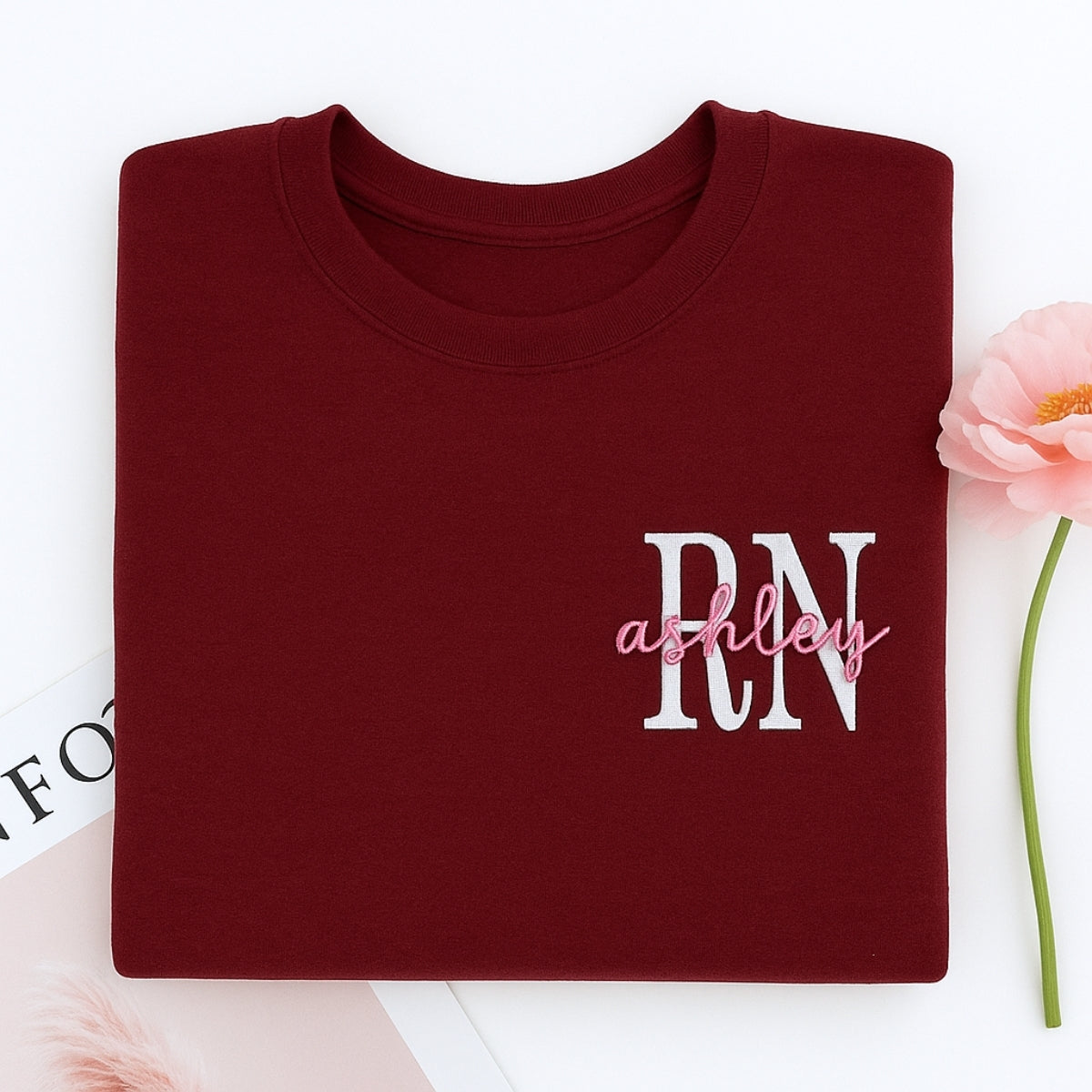 Individuell bestickte Engel- und Dämonenkatze-Kapuzenpullover für Paare