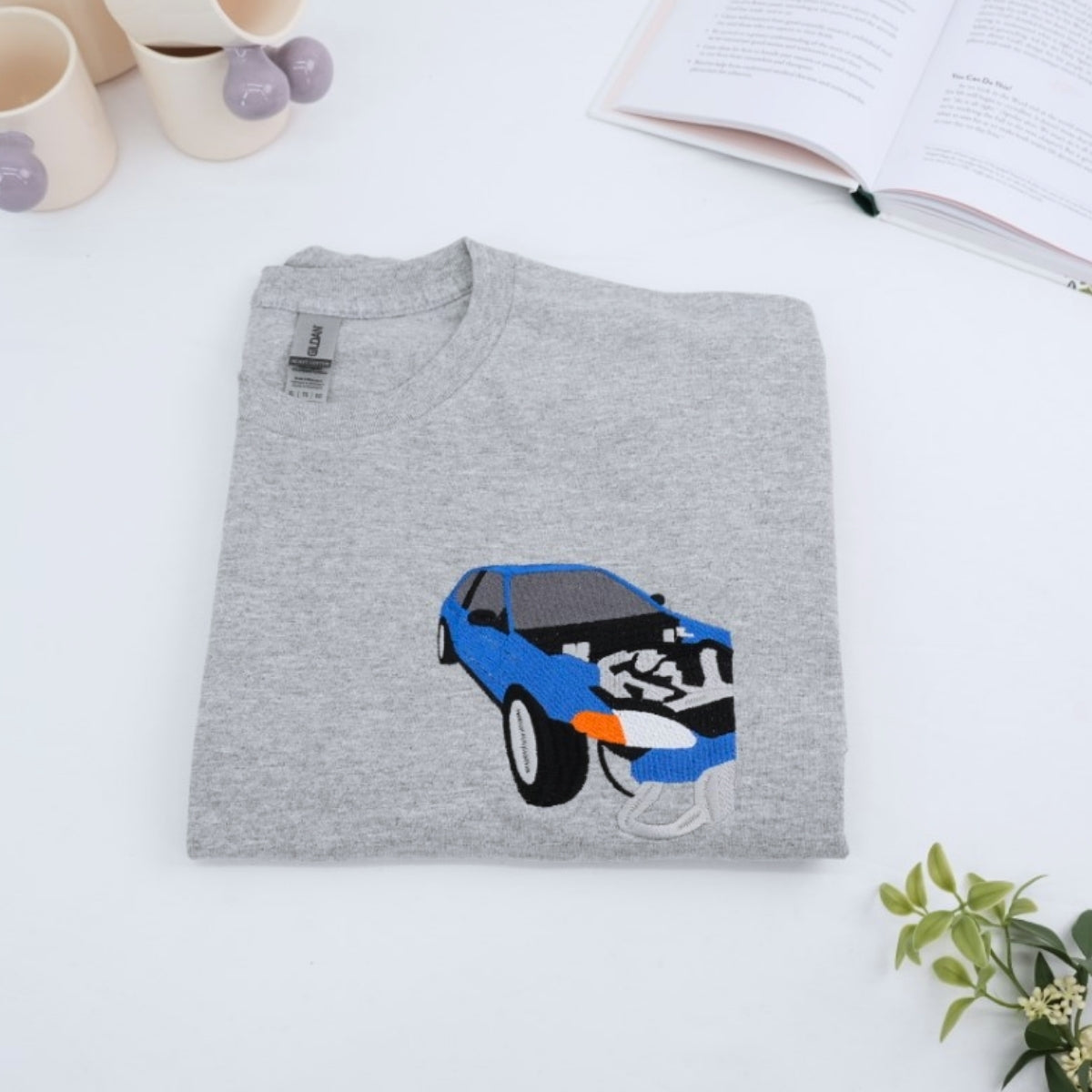 Sweats à capuche assortis brodés personnalisés avec ange et chat démon pour couples