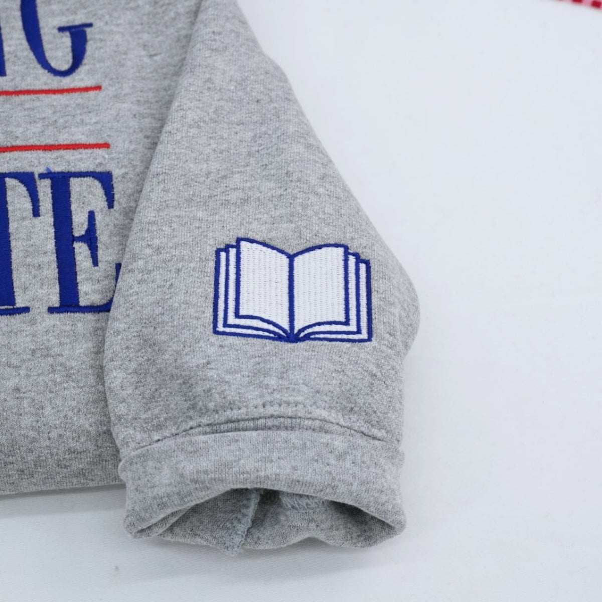 Individuell bestickte Engel- und Dämonenkatze-Kapuzenpullover für Paare