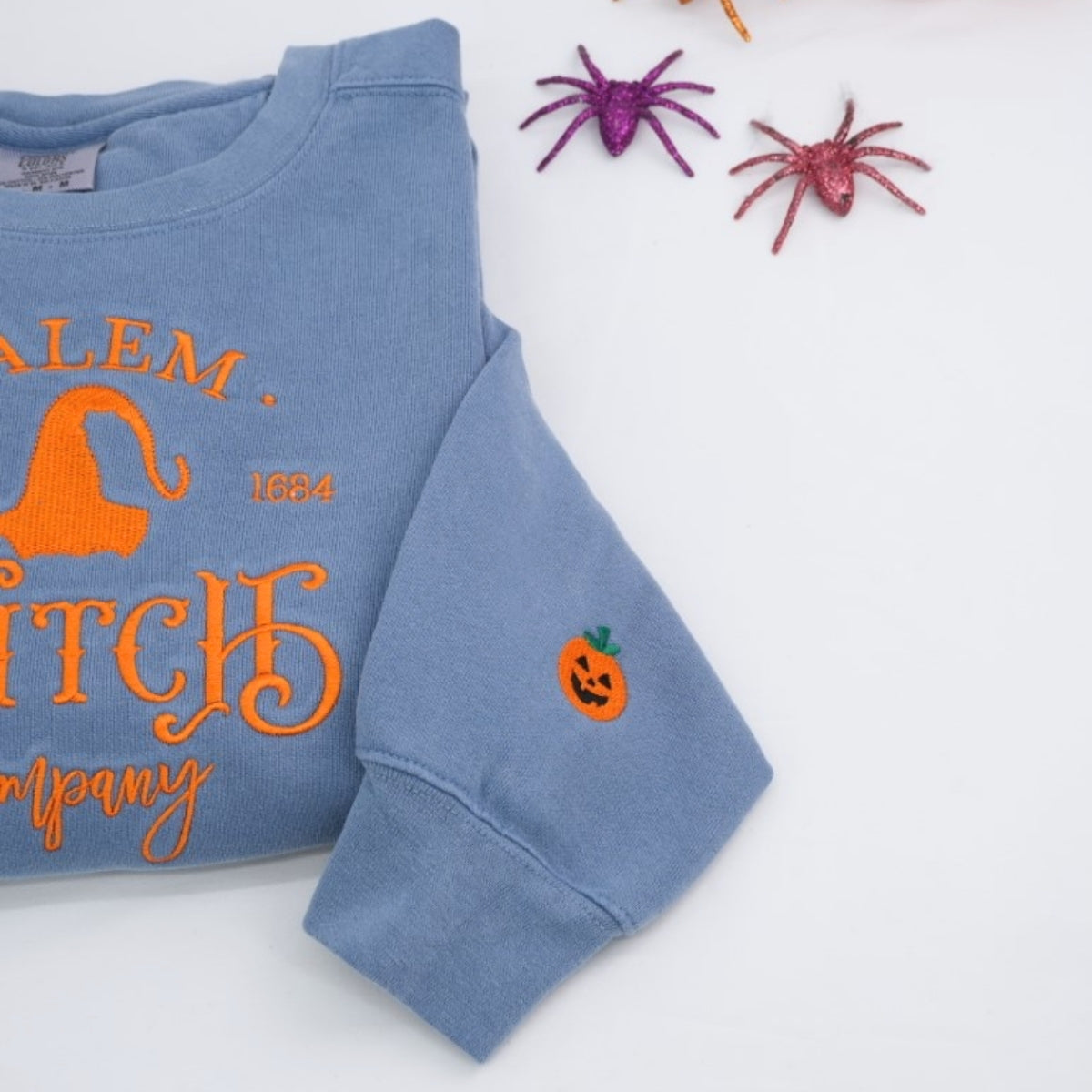 Individuell bestickte Engel- und Dämonenkatze-Kapuzenpullover für Paare