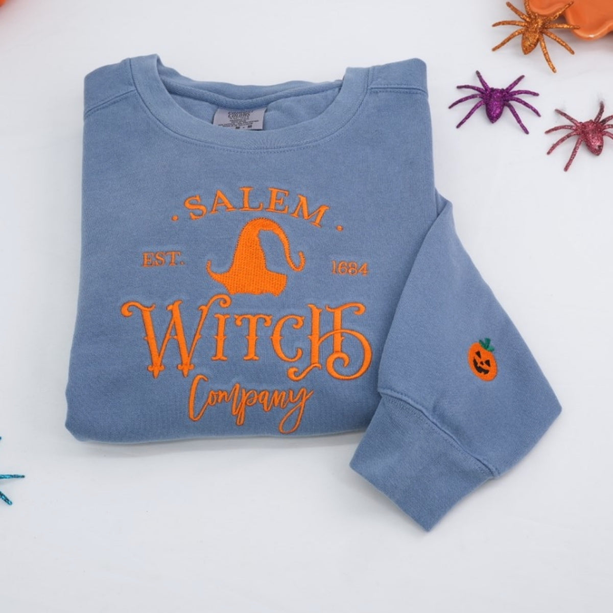Individuell bestickte Engel- und Dämonenkatze-Kapuzenpullover für Paare