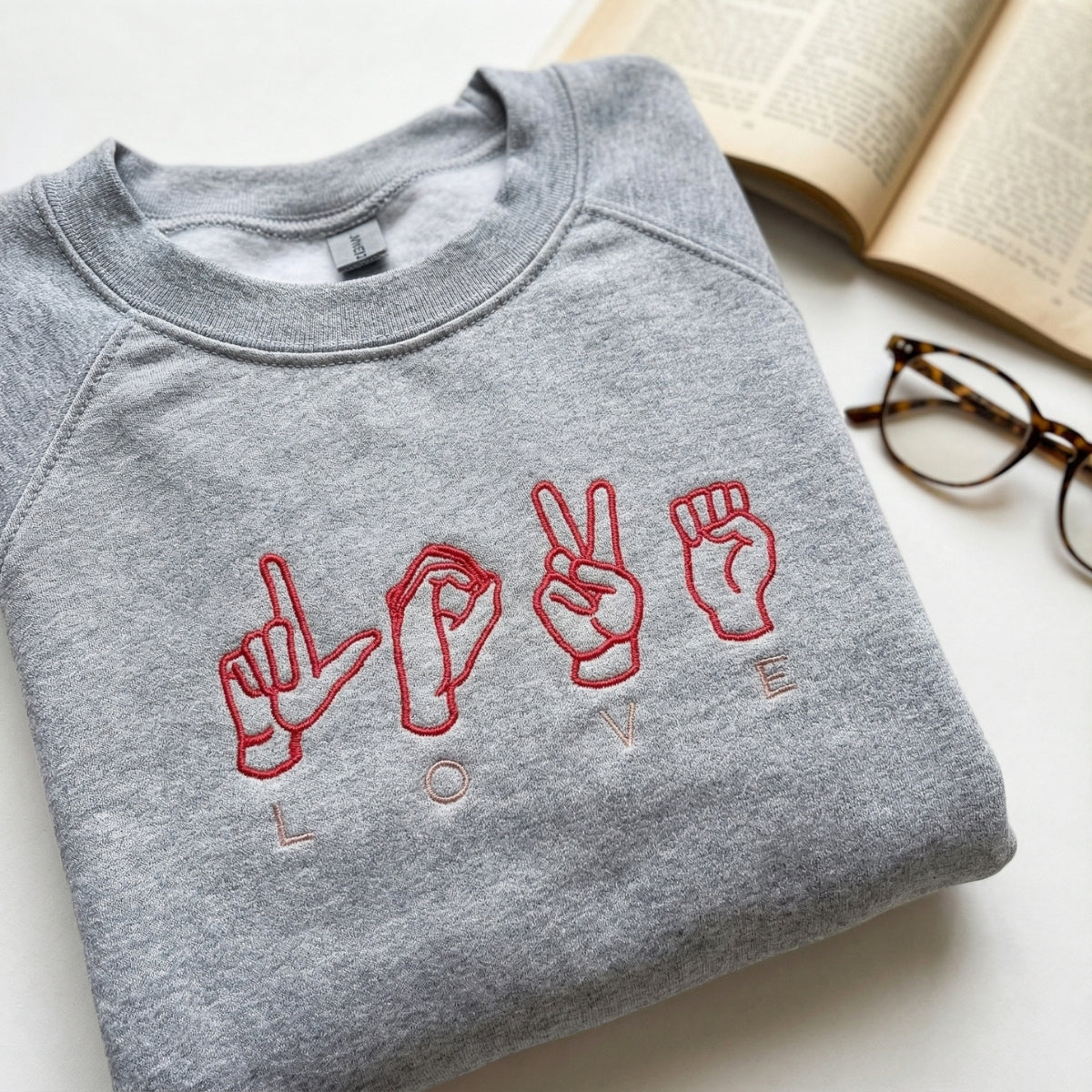 Individuell bestickte Engel- und Dämonenkatze-Kapuzenpullover für Paare