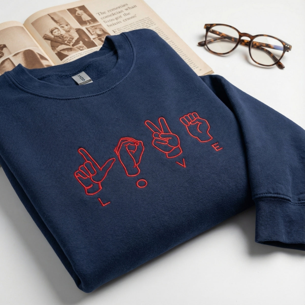 Individuell bestickte Engel- und Dämonenkatze-Kapuzenpullover für Paare