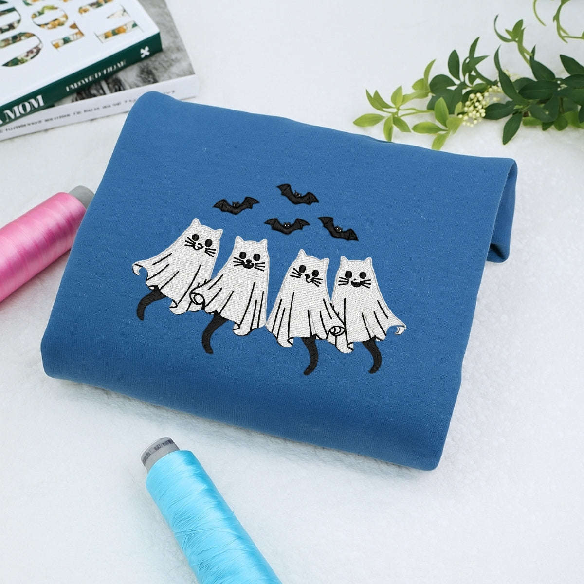 Sweats à capuche assortis brodés personnalisés avec ange et chat démon pour couples