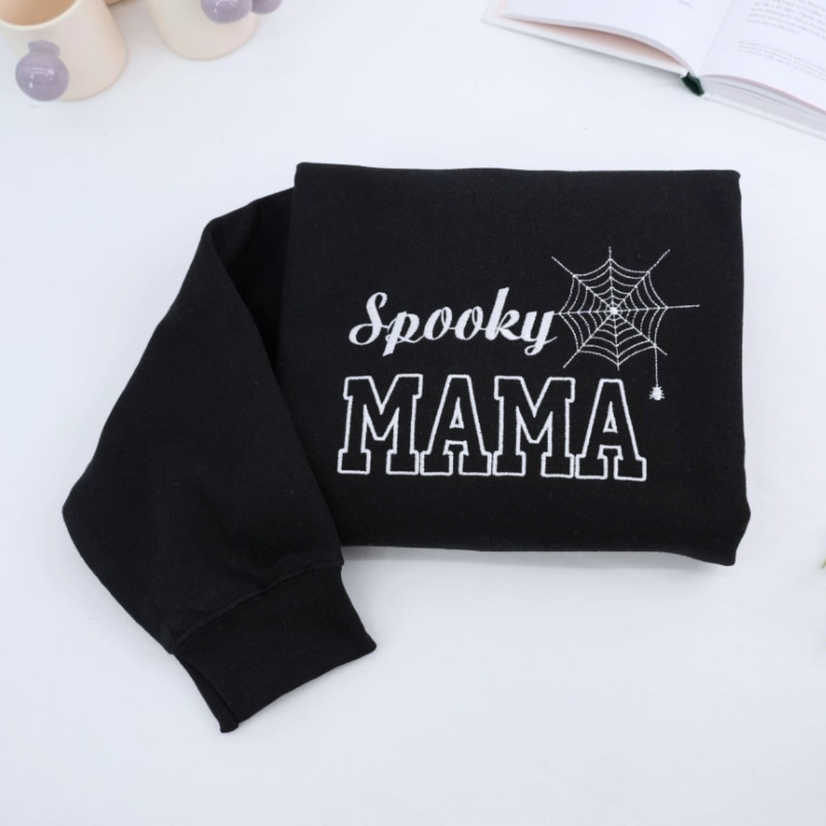 Sweats à capuche assortis brodés personnalisés avec ange et chat démon pour couples