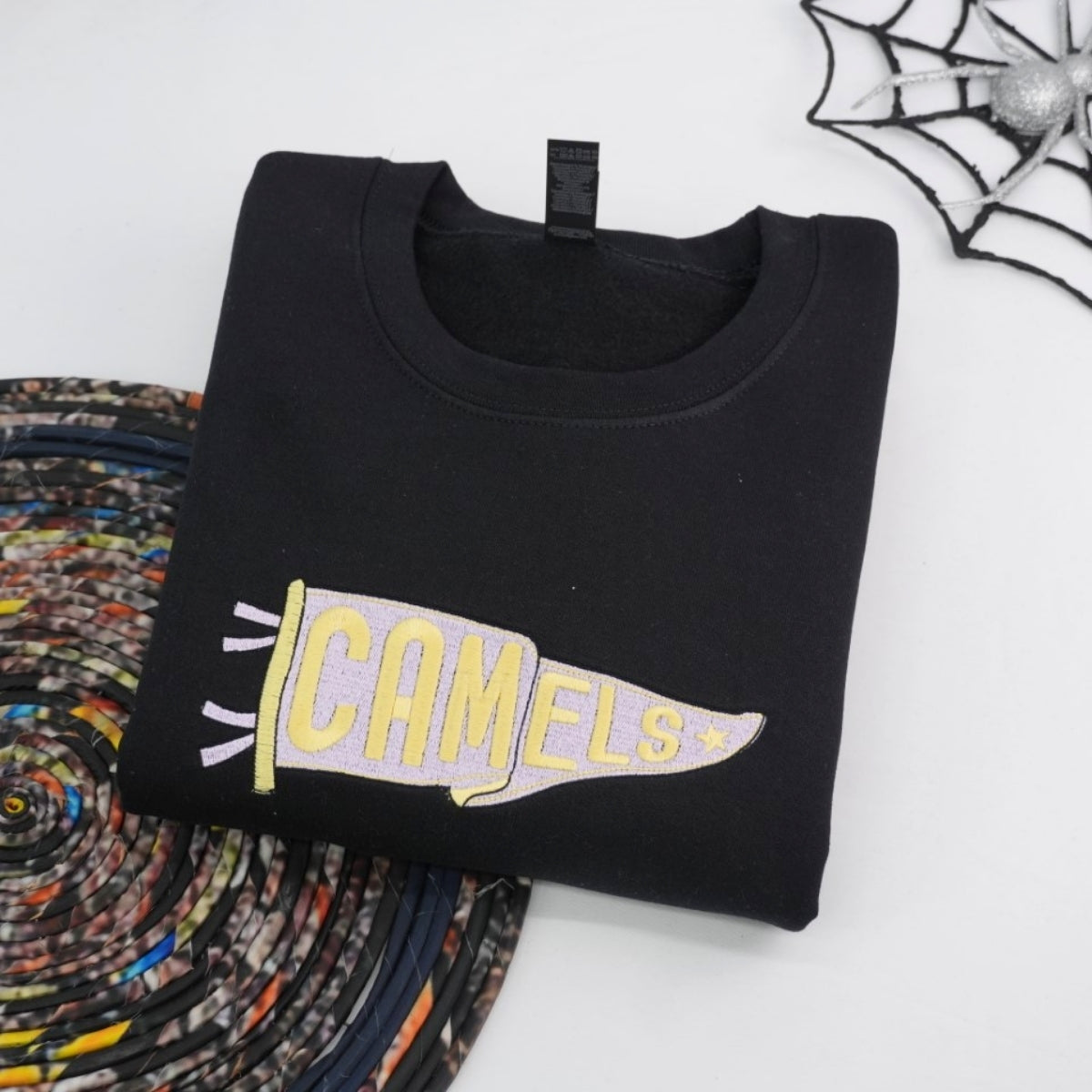 Individuell bestickte Engel- und Dämonenkatze-Kapuzenpullover für Paare