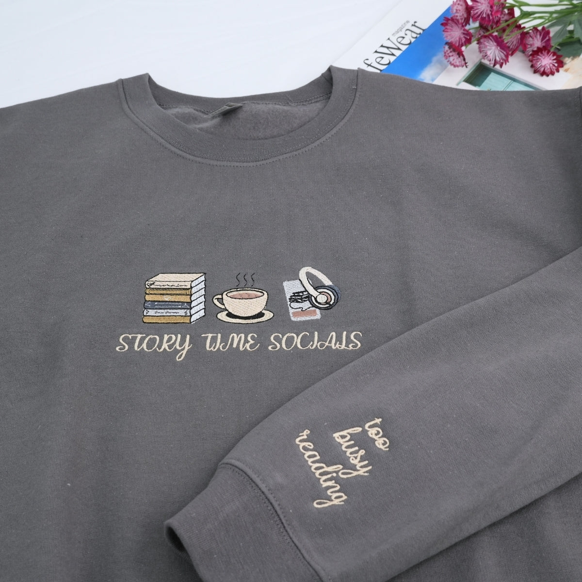 Sweats à capuche assortis brodés personnalisés avec ange et chat démon pour couples