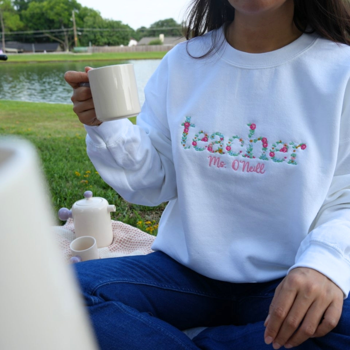 Sweats à capuche assortis brodés personnalisés avec ange et chat démon pour couples