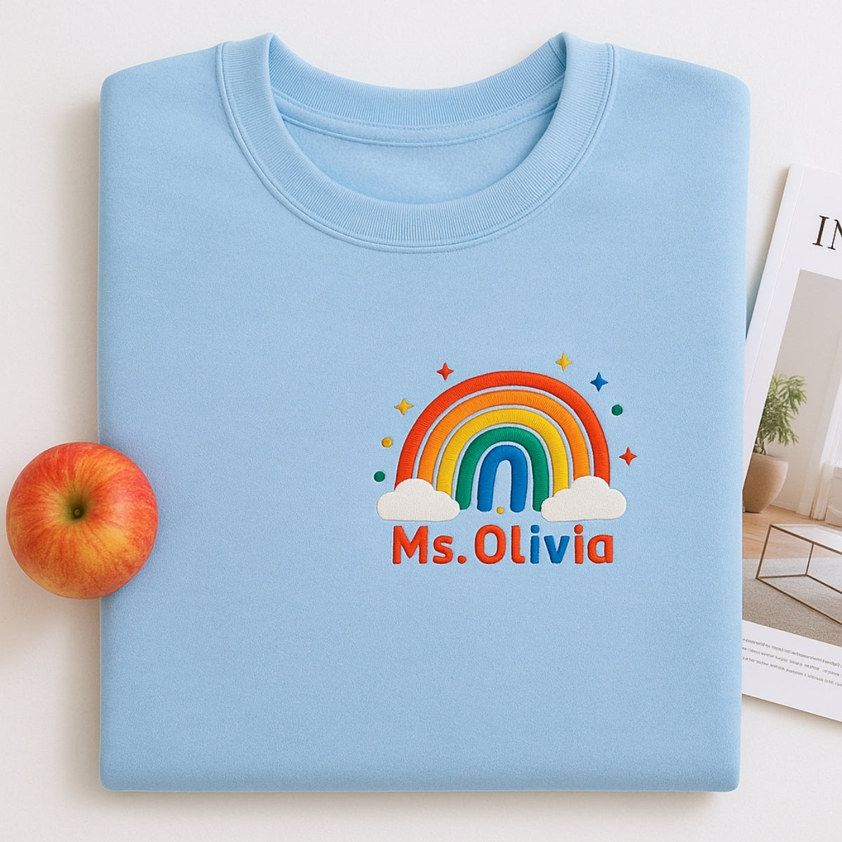 Individuell bestickte Engel- und Dämonenkatze-Kapuzenpullover für Paare