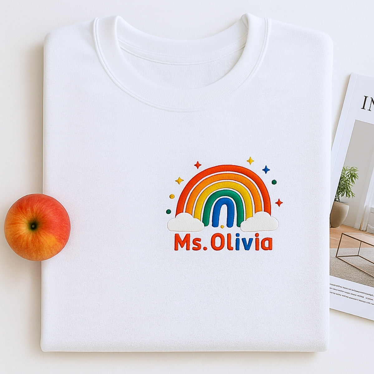 Individuell bestickte Engel- und Dämonenkatze-Kapuzenpullover für Paare