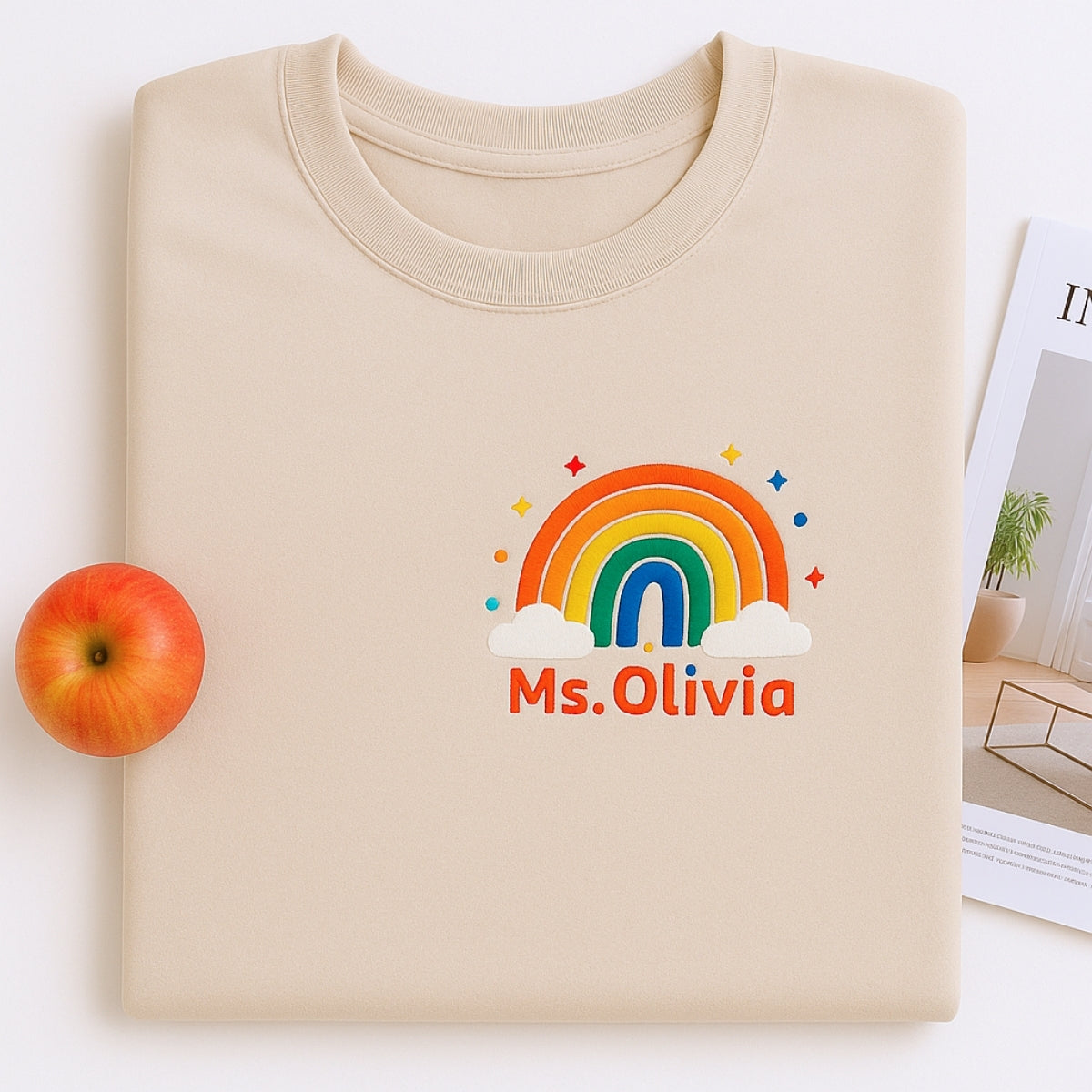 Individuell bestickte Engel- und Dämonenkatze-Kapuzenpullover für Paare