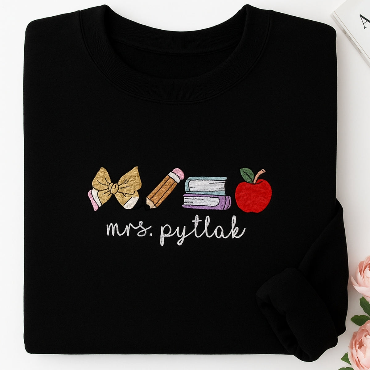 Individuell bestickte Engel- und Dämonenkatze-Kapuzenpullover für Paare