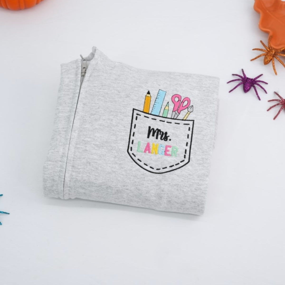 Sweats à capuche assortis brodés personnalisés avec ange et chat démon pour couples