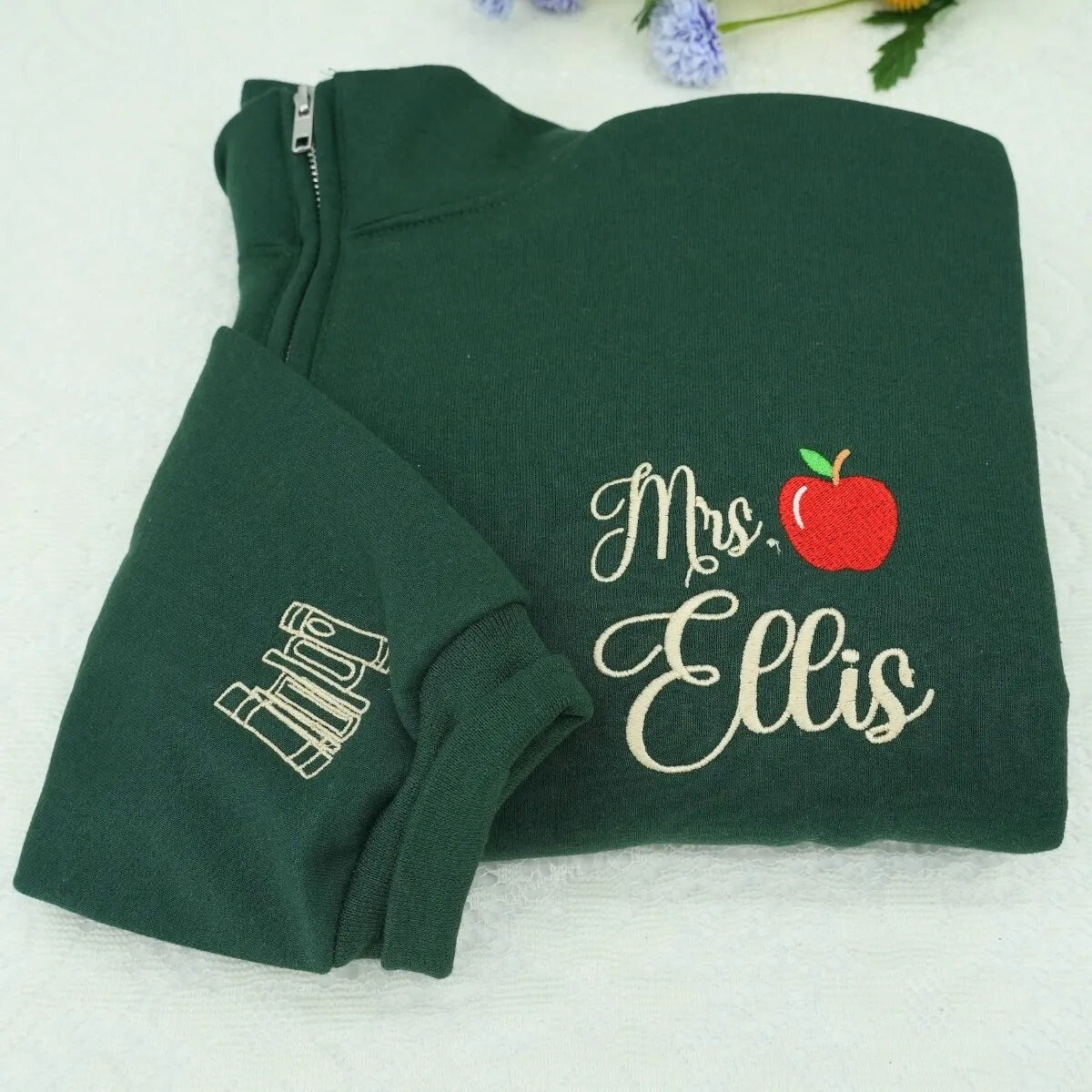 Sweats à capuche assortis brodés personnalisés avec ange et chat démon pour couples