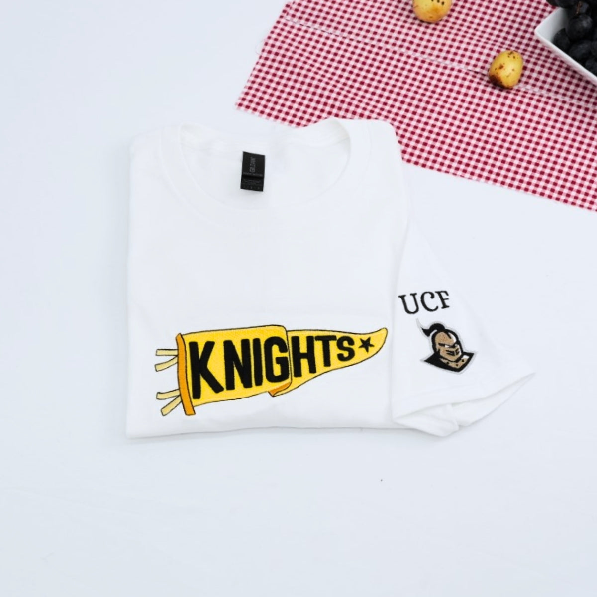 University Spirit T-Shirts - Custom College Sports Embroidered Fan Apparel - Perfect School Pride Gift