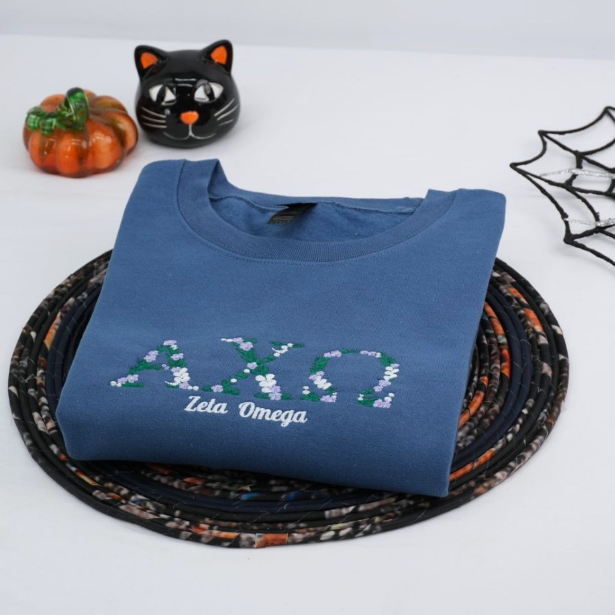 Individuell bestickte Engel- und Dämonenkatze-Kapuzenpullover für Paare