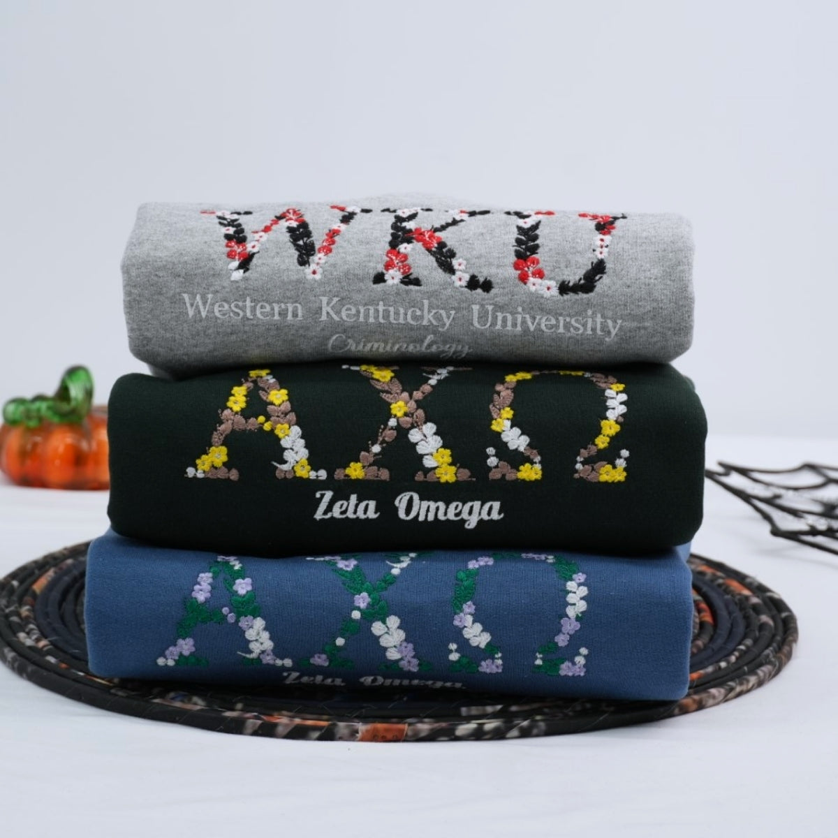 Individuell bestickte Engel- und Dämonenkatze-Kapuzenpullover für Paare