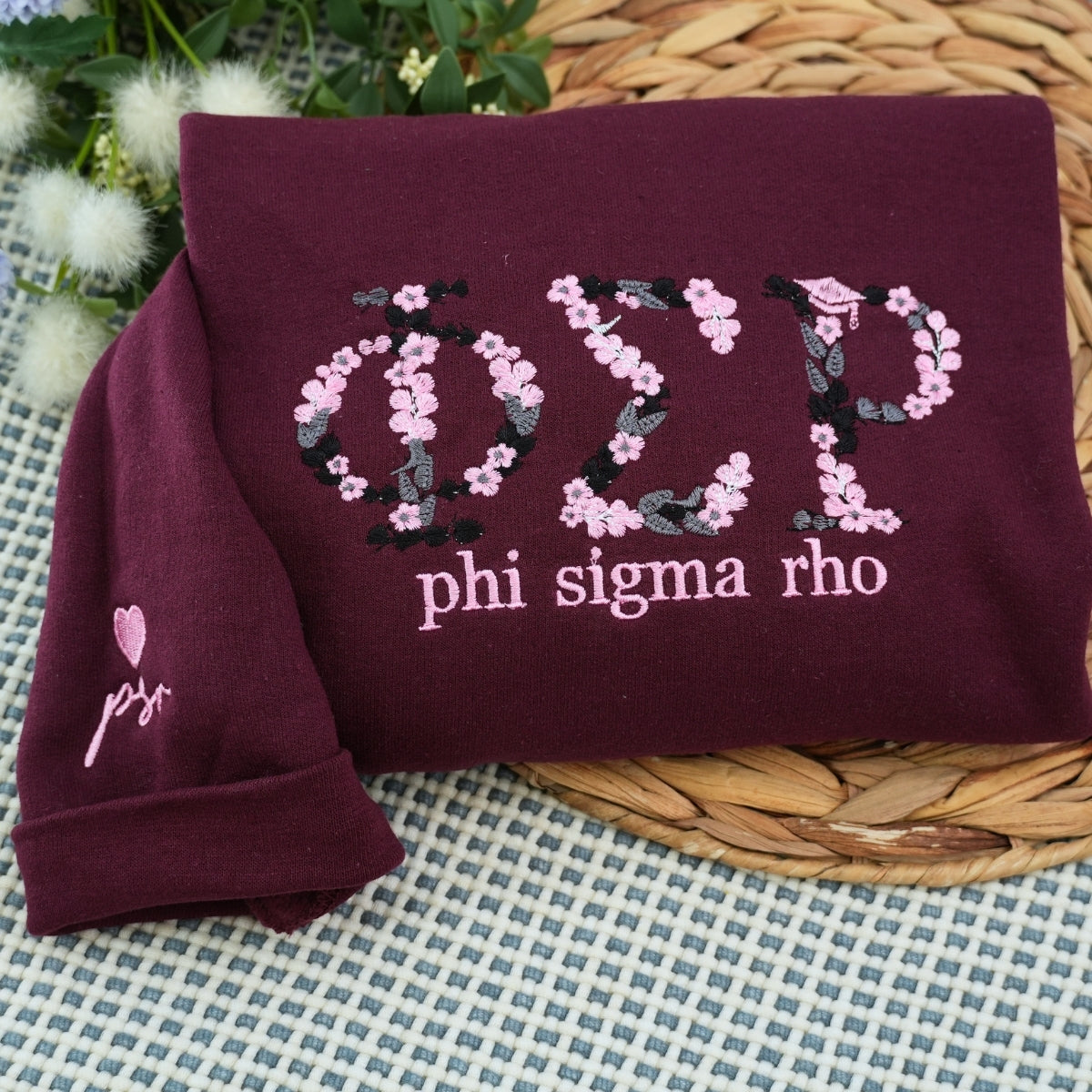 University Gift Hoodies - Floral Embroidered Student Presents - Perfect College Graduation Gifts