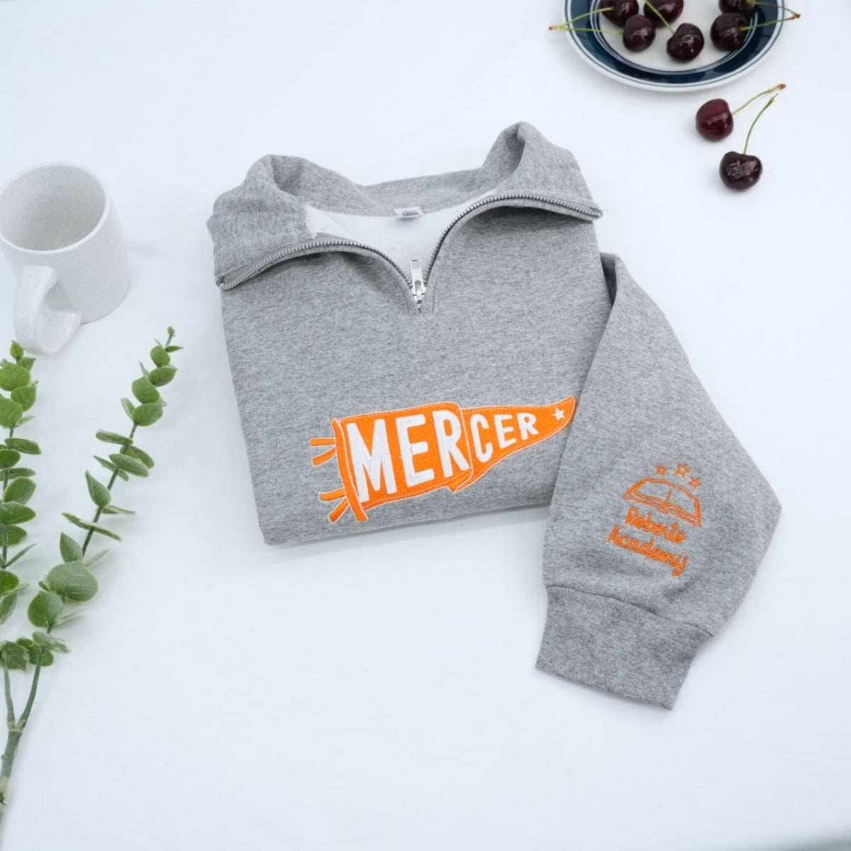 Individuell bestickte Engel- und Dämonenkatze-Kapuzenpullover für Paare