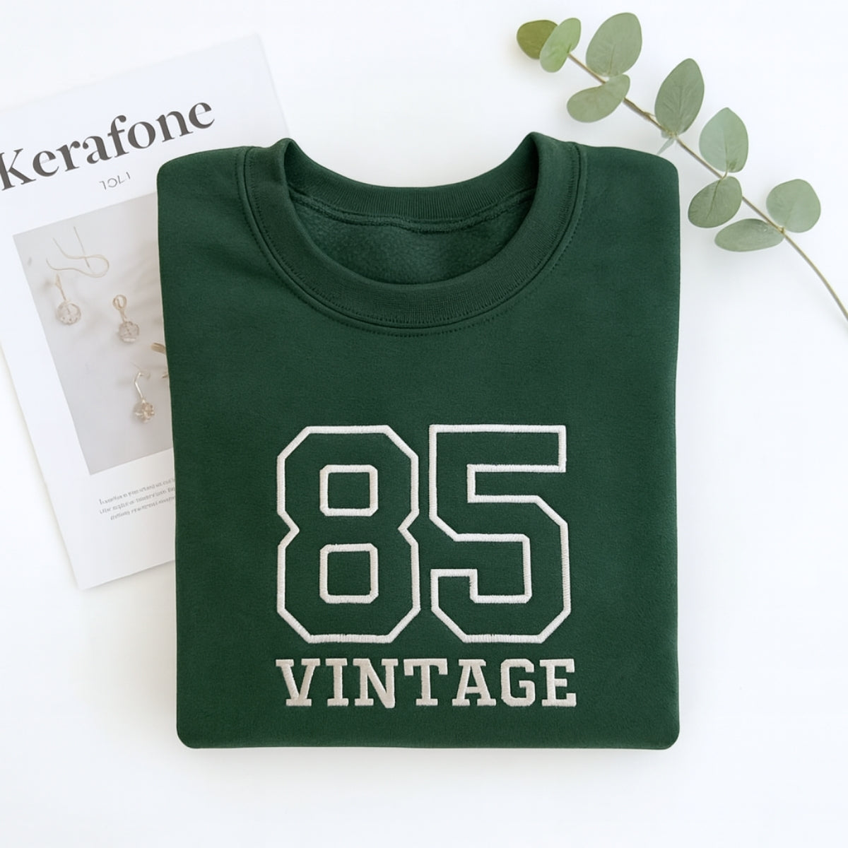 Vintage 85 Hoodies - Custom Retro Embroidered Sweatshirts - Perfect 40th Birthday Gift