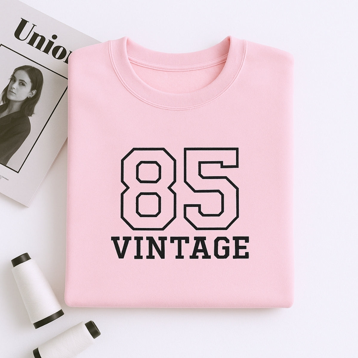 Vintage 85 Hoodies - Custom Retro Embroidered Sweatshirts - Perfect 40th Birthday Gift