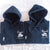 Embroidered Bonnie and Clyde Matching Sets Hoodies with Roman Numerals