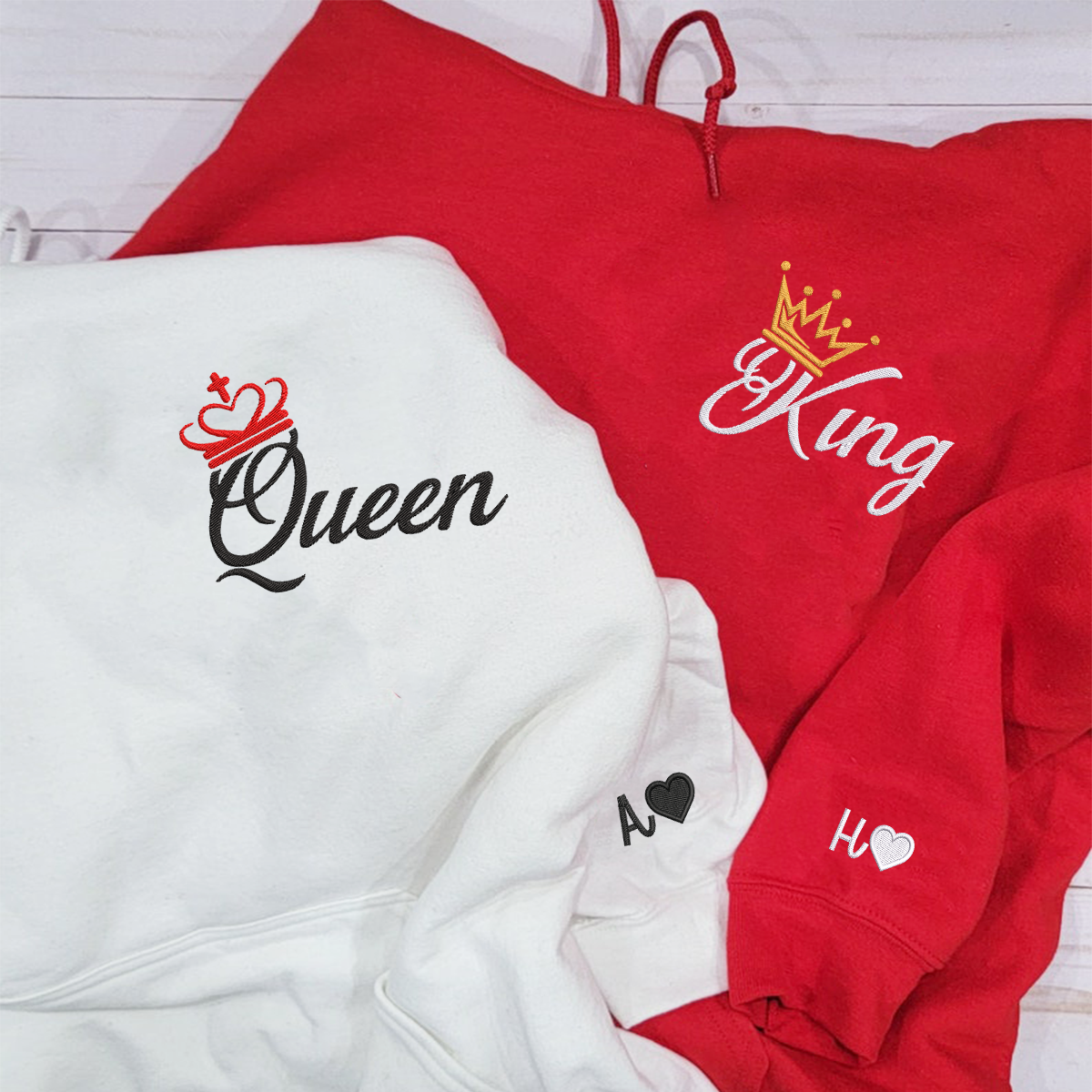 King and queen hoodies near me sales